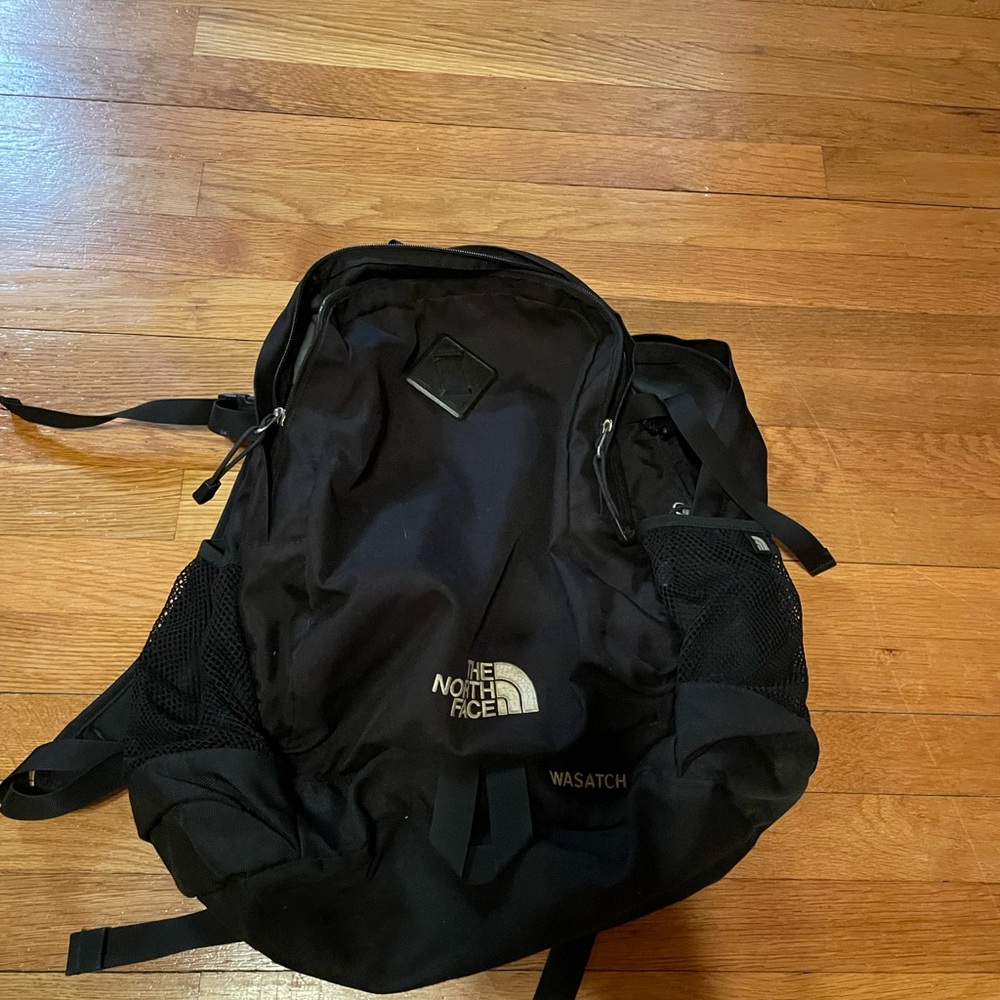 North face Wasatch large black backpack